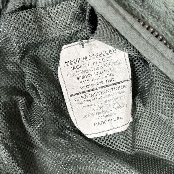 Jacket Fleece Polartec Cold weather Gen III Size Medium Regular Peckham Inc USA - Picture 14 of 16